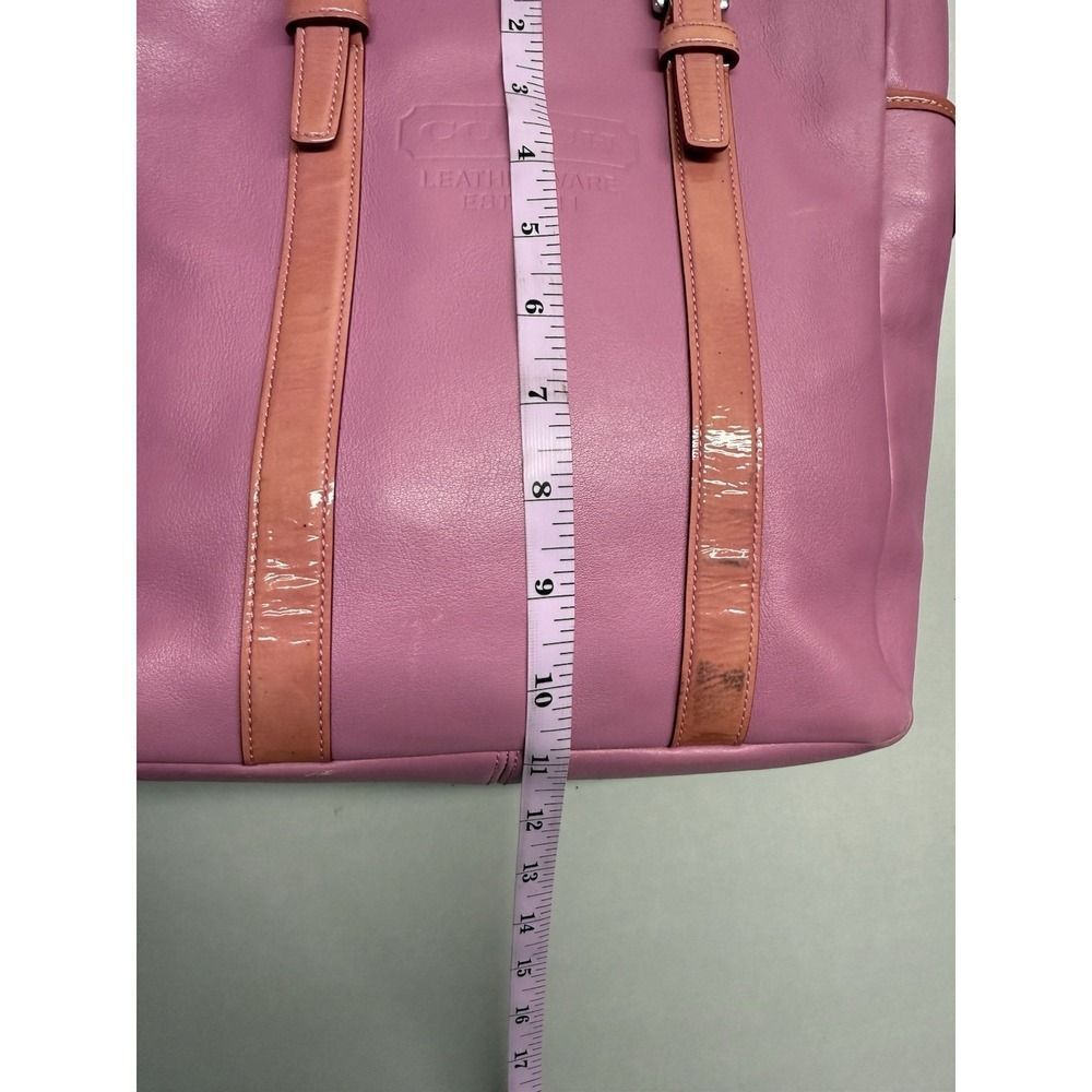 Vintage Coach Leatherware Gallery Tote bag. Barbie Pink. 9762 - Picture 9 of 16